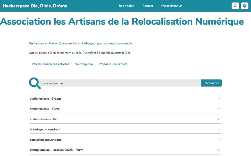 Arn Les Artisans De La Relocalisation Numeriques : Photo du tiers lieu situé 53B Camille Buffardel à Die (26150)